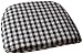 Black Check Chair Pad