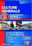 Culture g�n�rale: Toutes fonctions publiques Ville de Paris : Cat�gories A et B