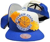 Golden State Warriors Snapback Adjustable Plastic Snap Mitchell & Ness Hat / Cap