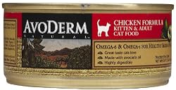 AvoDerm Natural Chicken Formula Cat Food - 24 5.5-Ounce Cans