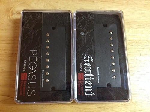 Seymour Duncan Pegasus & Sentient 8 String Soapbar Guitar Pickup Set BLACK