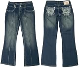 GIRLS YMI Stretch Denim W/ Embroidered Pockets