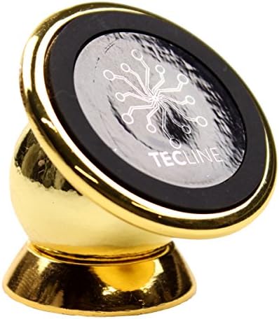 TecLine Magnetic Dashboard 360 Degree Smartphone Cell Phone Mount Cradle Holder