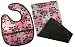 Baby : 2 Red Hens Cotton Candy Bib and Burp Set