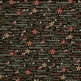 12X12PPR 25PK GLIT MCC WORDS