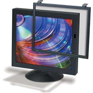 3M Black Framed Anti-Glare Filter for Standard LCD/CRT Desktop Monitor fits 17" - 18" LCDs and 16" - 19" CRTs