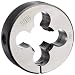 Union Butterfield 2710M High-Speed Steel Round Threading Die, Uncoated (Bright) Finish, M20-2.5 Thread Size