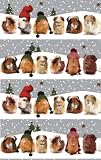 Produkt-Bild: Geschenkpapier Weihnachten mit Anh&auml;nger Christmas Gang - Meerschweinchen