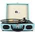 1byone Belt-Drive 3-Speed Portable Stereo Turntable with Built in Speakers, Supports RCA Output / Headphone Jack / MP3 / Mobile Phones Music Playback, Turquoise
