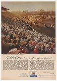 1962 Chuckwagon Races Calgary Stampede Canada Photo Print Ad