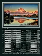 MoonShine Landscape Edition 2012, Moon Calendar with Daily Lunar Phases