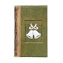 All Natural 60 Photo Handmade Photo Album - Wedding Bells Design