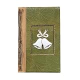 All Natural 60 Photo Handmade Photo Album - Wedding Bells Design