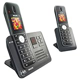 Philips SE7452B Enhanced High DefVoice Digital Dual Cordless Phone Answer Machine