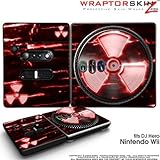 DJ Hero Skin Radioactive Red fits Nintendo Wii DJ Heros (DJ HERO NOT INCLUD ....