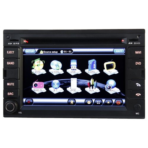 For VW GOLF IV Passat B5 old Bora Jetta 2004 In-dash DVD GPS Navigation 62 Digital HD Touchscreen Player + PIP RDS Bluetooth iPod Control + CAN-BUS
