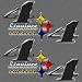 4x4 Truck Pittsburgh Steelers Football Decals
