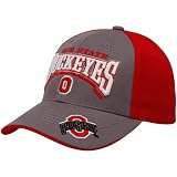NCAA Top of the World Ohio State Buckeyes Scarlet-Gray Full Force Adjustable Hat