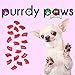 Purrdy Paws Soft Nail Caps for Dog Claws HOT Pink XXL