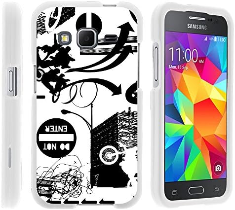 Core Prime, Stylish Personalized Protective Snap On Hard Case Phone Protector for Samsung Galaxy Core Prime G360 by MINITURTLE - Deviant Biker