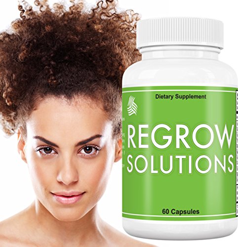 African American Hair Growth Vitamins: Regrow Solutions - Biotin for Hair Growth - Biotin 5000 mcg plus 11 Essential Vitamins for Hair Growth - 100% Money Back Guarantee