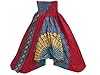 Belly Dance Pant Women's Gypsy Red Printed Boho Hippy Trippy Harem Pants