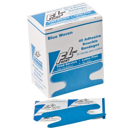 Frontline 2002 High Visibility Adhesive Woven Knuckle Bandage Strip, 3
