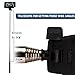 Paladineer Extendable Self-portrait Wireless Bluetooth Remote Camera Shooting Shutter Monopod Selfie Handheld Stick Pole with Mount Holder specially designed for Iphone 6 5s 5c 5 4s 4 Samsung Galaxy Mobile Cell Phone S03-Black