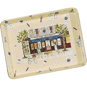 Jill Butler Tray, Bar � Vins, 7 1?4 x 5 1?2 by Jill Butler