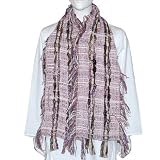 Rayon Scarf for Men Fashion Accessory Jacquard Design 15 x 70 inches (wsmf037)