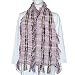 Rayon Scarf for Men Fashion Accessory Jacquard Design 15 x 70 inches (wsmf037)