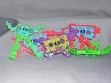 Set of All 5 Transformers Japanese Import Cassette Action Figures