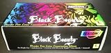 Rensow Black Beauty Powder-Free Latex Examination Gloves Medium 100/Bx