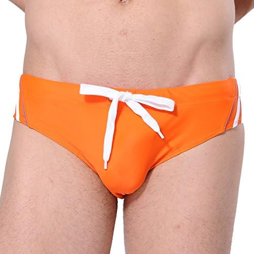 Jack Smith Soft Swimwear Y-Front Briefs Swim Trunks Swimsuit for Men (XL,Orange)