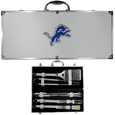 Detroit Lions Nfl 8pc Bbq Tools Set