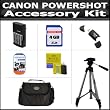 Accessory Kit For CANON POWERSHOT SX20 IS SX20 SX1 IS SX150IS SX150 IS Digital Camera Includes 4GB Secure Digital High Capacity (SDHC) Card Class + Carrying Case + AA Battery & Charger Set + Card Reader + LCD Screen Protector + 52 Inch Tripod + More Accessory Kit For CANON POWERSHOT SX20 IS SX20 SX1 IS SX150IS SX150 IS Digital Camera Includes 4GB Secure Digital High Capacity (SDHC) Card Class + Carrying Case + AA Battery & Charger Set + Card Reader + LCD Screen Protector + 52 Inch Tripod + More
