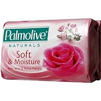 Palmolive Naturals Nourishing Sensation with Milk & Rose Petals Bar Soap, 80 G / 2.8 Oz Bars, 3 in a Pack 12 Bars Total