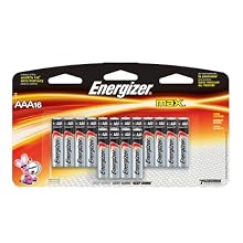Energizer Max AAA Batteries, 16-Count