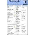 Laborwerte -SI Einheiten- ( 2 Karten-Set ). Medizinische Taschen-Karte