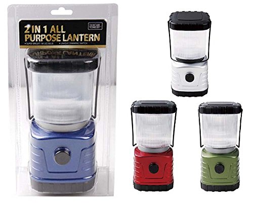 ToolUSA Think Tank Technology 9" x 4.25" Multi Purpose LED Lantern | Adjustable Dimmer Switch | Versatile & Modern Design | Ideal for Outdoor & Emergency Use | Requires 3 "D" Batteries