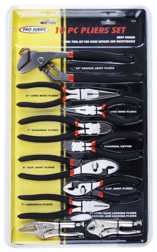 KR Tools 10173 10-Piece Pliers Set