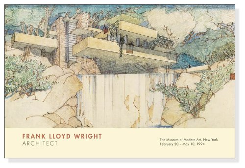 ポスター フランク ロイド ライト 落水荘