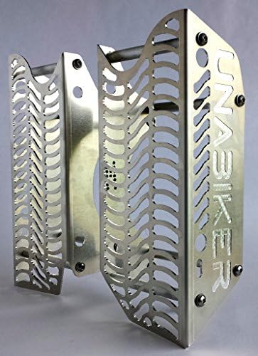 Unabiker KTM 98-07 2 Stroke Radiator Guards - Bare Aluminum