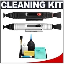 LensPEN Lens Cleaner + DigiKlear LCD Screen Cleaner + Precision Design Cleaning Kit - for Digital SLR Cameras & Lenses - including Canon Digital Rebel XTi, XSi, EOS 40D, Nikon D40, D60, D80, D300, D700 & D3, Olympus Evolt E410, E420, E510 & E520, Pentax K10D, K20D, K100D, K200D & Sony Alpha