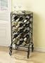 Glass-top Wine Table - Iron