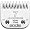 Andis Carbon Infused Steel UltraEdge Dog Clipper Blade, Size-7 Skip Tooth, 1/8-Inch Cut Length