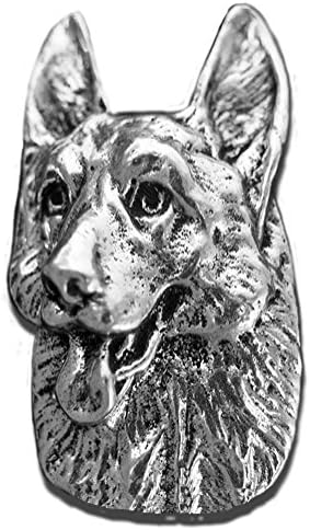 Precious Breeds Antique Pewter German Shepherd Pin
