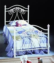 New metal white twin size bed (Headboard and footboard)