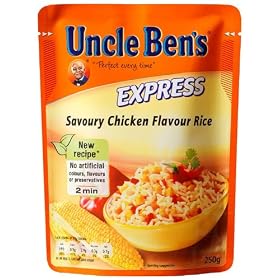 UNCLE BEN'S Express Savoury Chicken Rice 250 g (Pack of 6)