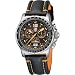 Luminox Men's F-35 Lightning II 9388 Black Leather Swiss Quartz Watch with Black Dial